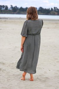 Foil Cuff + Flow Line Work Dress