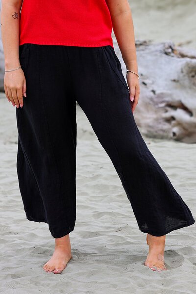 Wednesday Lulu Linen Culottes-shop-by-label-Hello Cyril.