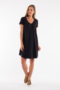 Elm Mary Textured Tee Dress