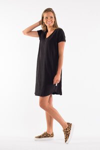 Elm Mary Textured Tee Dress