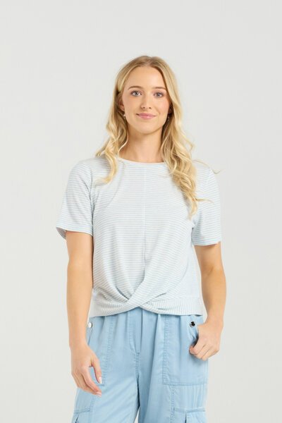 Et Alia Stripe Twist Tee-hc-new-Hello Cyril.