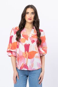 Seeking Lola Pink Graceful Top