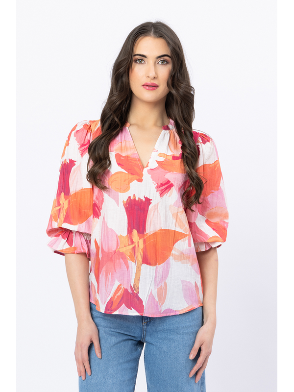 Seeking Lola Pink Graceful Top