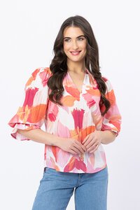 Seeking Lola Pink Graceful Top