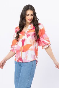 Seeking Lola Pink Graceful Top