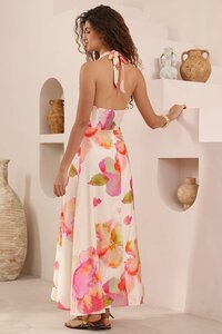 Iris Maxi Halter Neck Maxi Dress