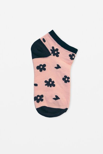 Stella + Gemma Floral Low Socks-shop-by-label-Hello Cyril.