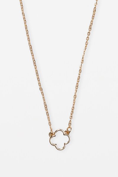 Stella + Gemma Flower Cutout Necklace-shop-by-label-Hello Cyril.