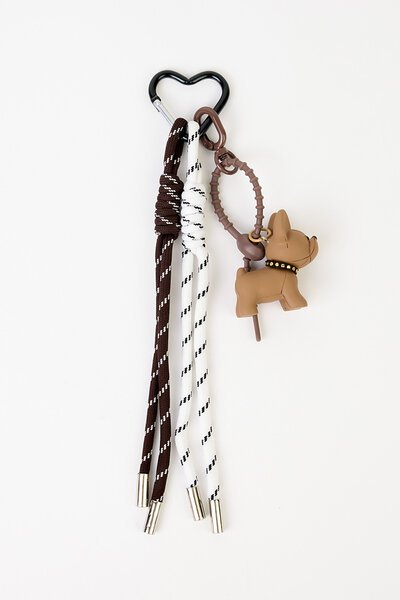 Stella + Gemma Key Charm w Dog-shop-by-label-Hello Cyril.