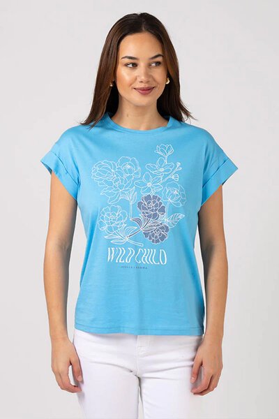 Stella + Gemma Wild Child Ace Tee-shop-by-label-Hello Cyril.