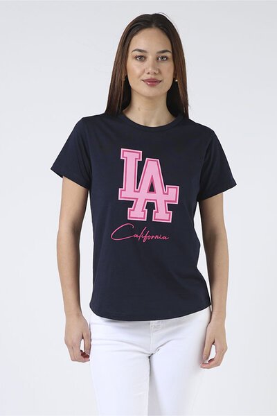 Stella + Gemma Navy LA Ace Tee-shop-by-label-Hello Cyril.
