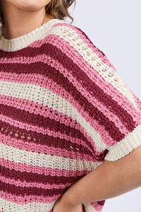 Elm Striped Knit Top