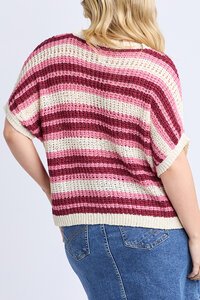 Elm Striped Knit Top