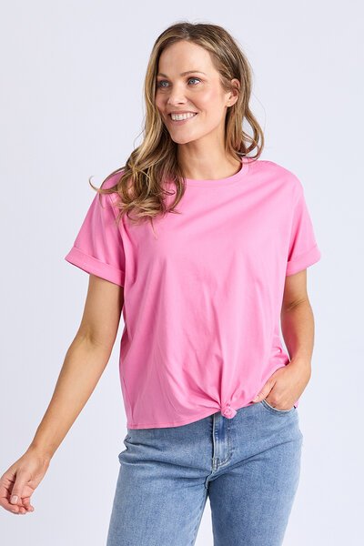 Elm Knot Short Sleeve Tee-shop-by-label-Hello Cyril.