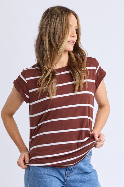 Foxwood Manly Stripe Tee-shop-by-label-Hello Cyril.