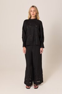 Fate + Becker Aven Embroidered Blouse