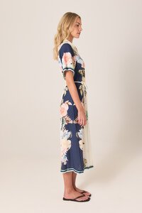 Fate + Becker Solara Placement Print Shirt Dress
