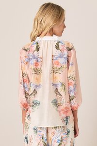 Fate + Becker Solara Split Neck Blouse