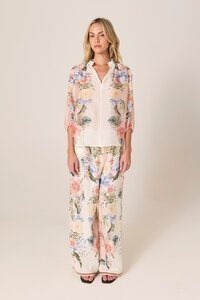 Fate + Becker Solara Split Neck Blouse