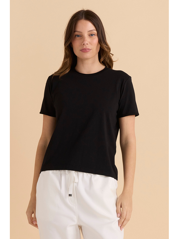 Betty Basics Cotton Slim Fit Tee
