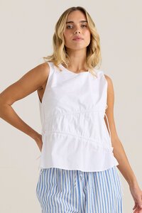 Sass Elin Gathered Tie Top