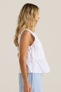 Sass Elin Gathered Tie Top
