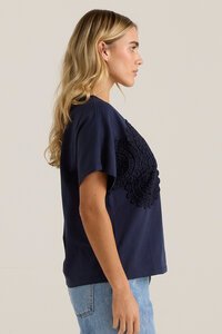 Sass Mira Crochet Tee
