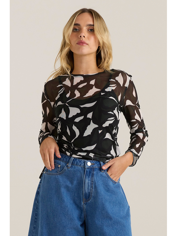 Sass Tarni Mesh Top