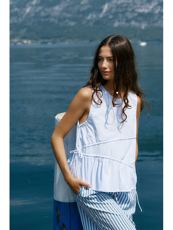 Sass Elin Gathered Tie Top