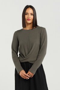 Et Alia Twist Long Sleeve Tee