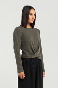 Et Alia Twist Long Sleeve Tee