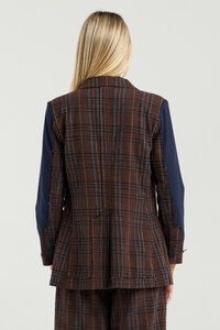 Et Alia Vivenne Check Blazer