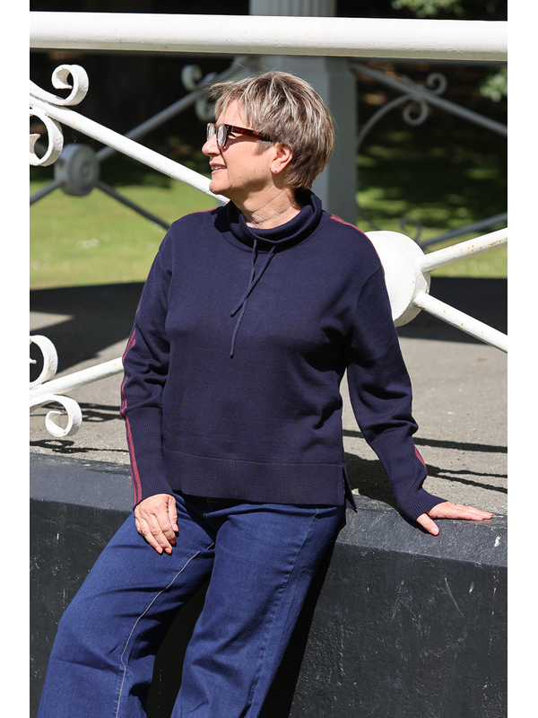 Oh Three Funnel Neck Jumper