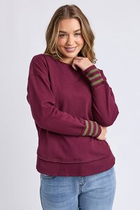 Foxwood Alex Stripe Cuff Crew