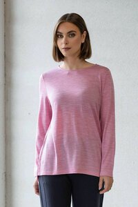 Vassalli Ivey Merino Top with Back Button Placket