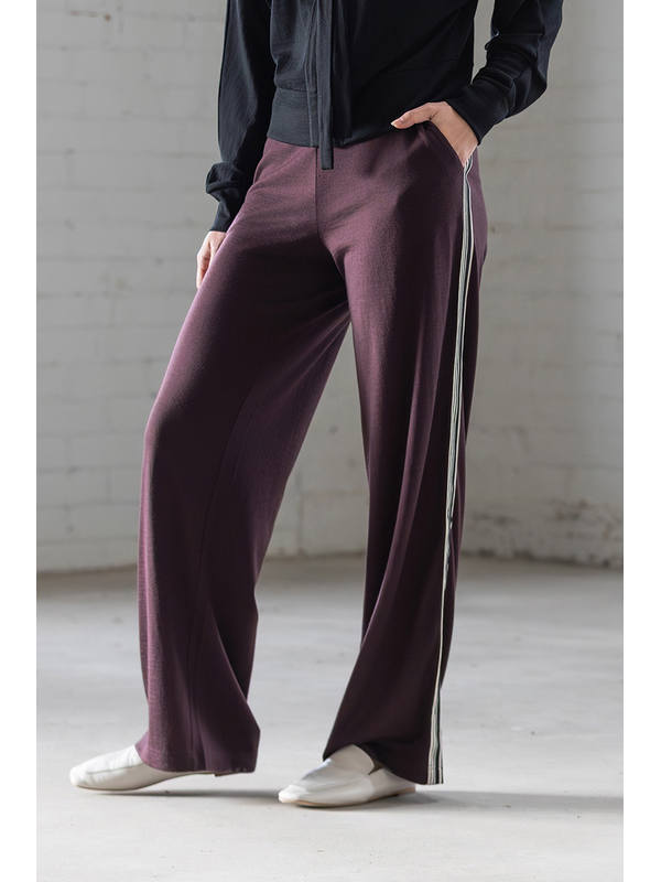 Vassalli Asher Merino Wide Leg Elastic Waist Pant