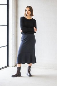 Vassalli Carrie Merino Pull On Skirt