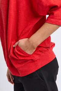 Elm Mazie Vee Neck Cranberry