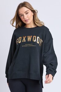 Foxwood Metallic Interval Crew