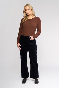 Vassalli Daily Cord Straight Ankle Grazer Pant