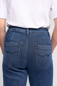 Vassalli Peace Wide Leg Jean- Brushed Indigo