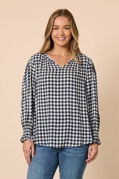 Threadz Gingham Check Top-shop-by-label-Hello Cyril.