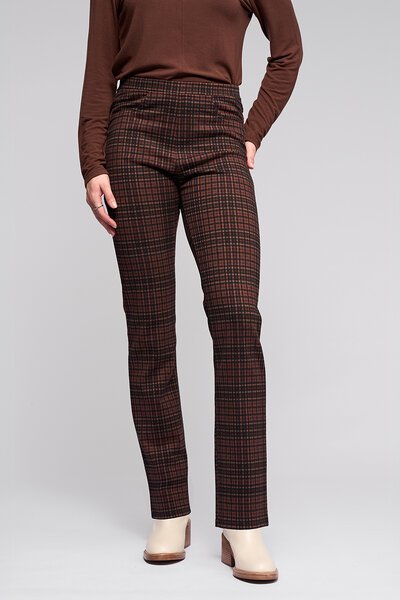 Vassalli Empire Wide Leg Ponti Pant - Cherry-shop-by-label-Hello Cyril.