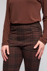 Vassalli Empire Wide Leg Ponti Pant - Cherry