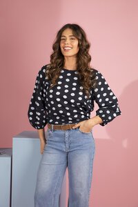 Elm Dotty Top