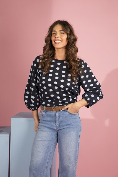 Elm Dotty Top-shop-by-label-Hello Cyril.