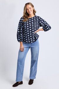 Elm Dotty Top