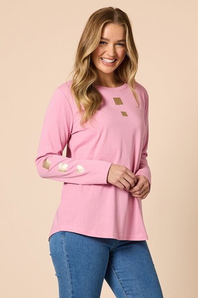 Threadz Hearts Square Tee-shop-by-label-Hello Cyril.