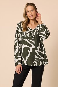 Clarity Lyon Print Top