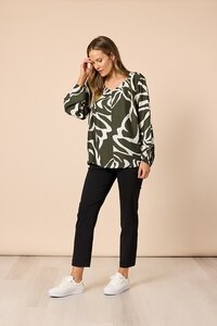 Clarity Lyon Print Top